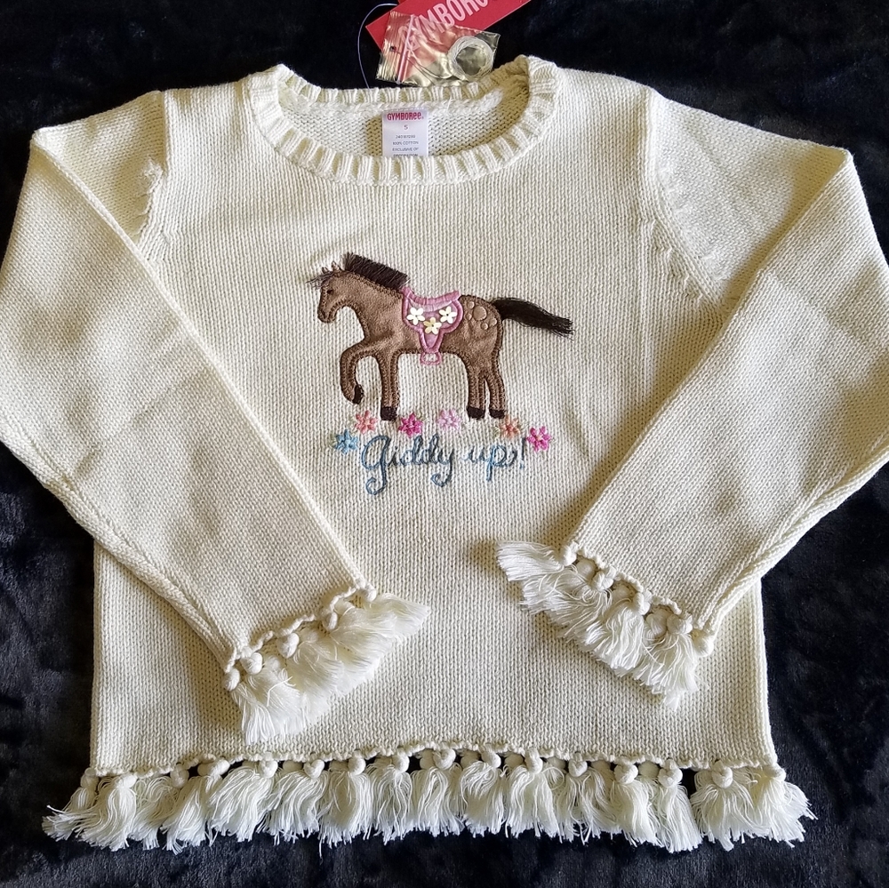 Gymboree Giddy Up Pony Horse Sweater